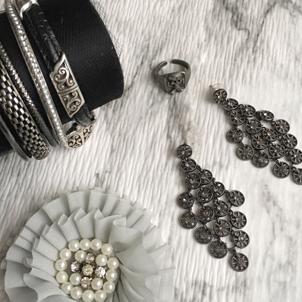 From the Dark Side- Skull Jewelry Set